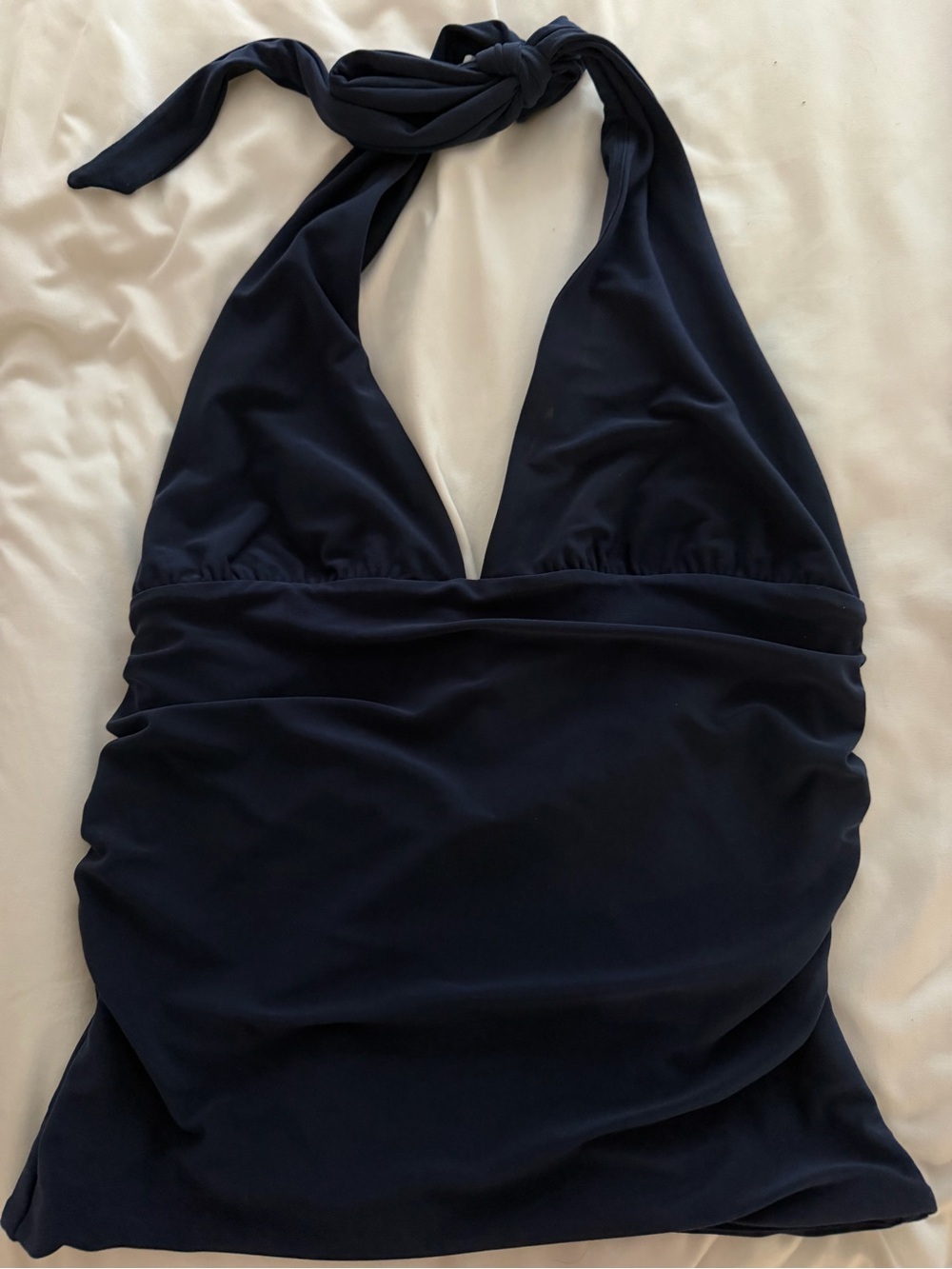 Aritzia Wilfred navy Halter top